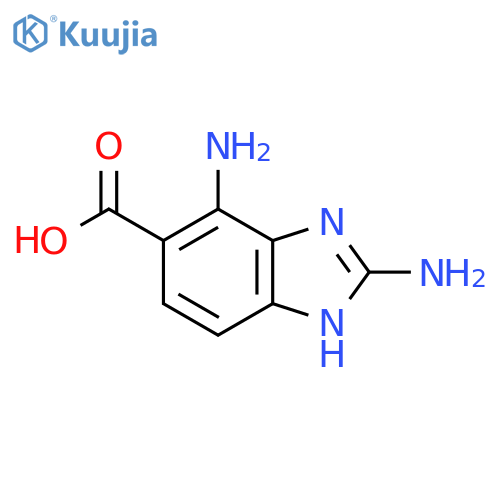 2,4-Diamino-1H-benzimidazole-5-carboxylic acid structure