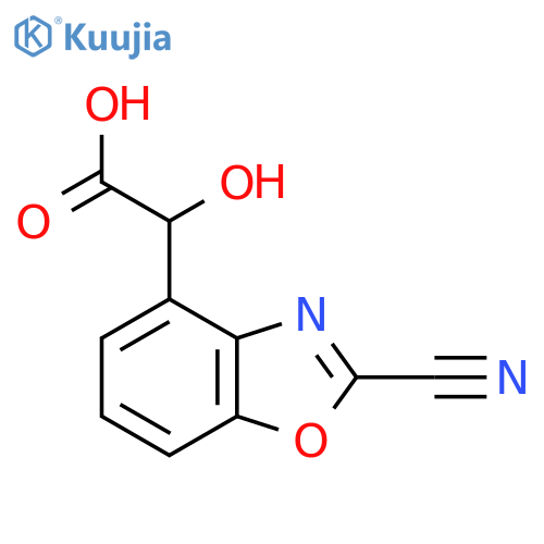 2-(2-Cyanobenzo[d]oxazol-4-yl)-2-hydroxyacetic acid structure