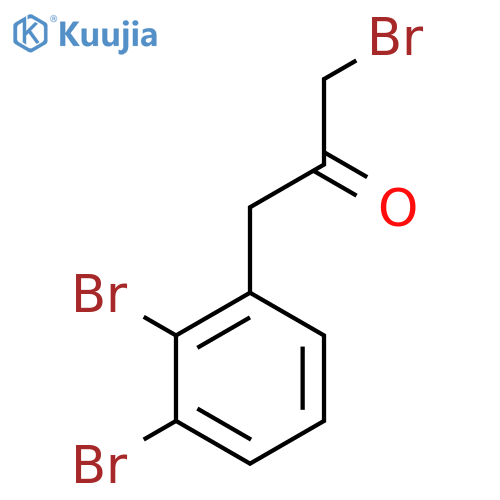3-Bromo-1-(2,3-dibromophenyl)propan-2-one structure
