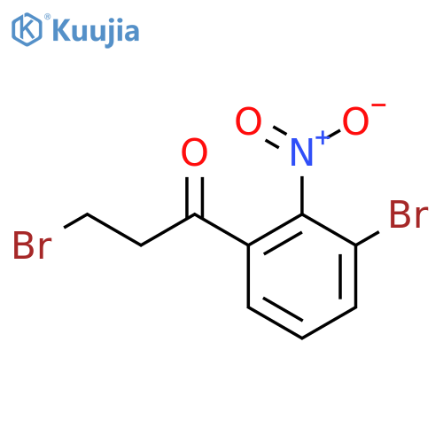 3-Bromo-1-(3-bromo-2-nitrophenyl)propan-1-one structure