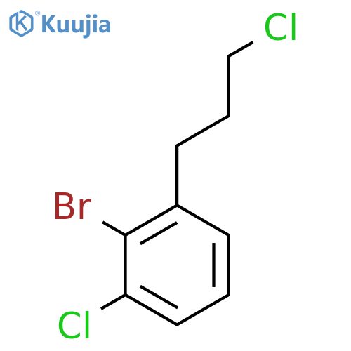2-Bromo-3-chloro(3-chloropropyl)benzene structure