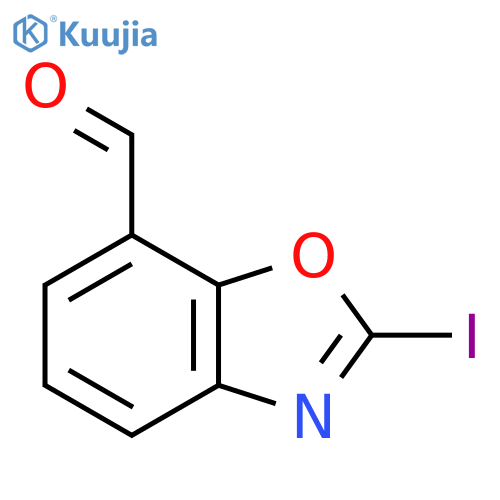 2-Iodobenzo[d]oxazole-7-carboxaldehyde structure
