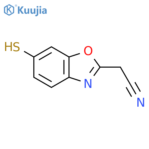 6-Mercaptobenzo[d]oxazole-2-acetonitrile structure