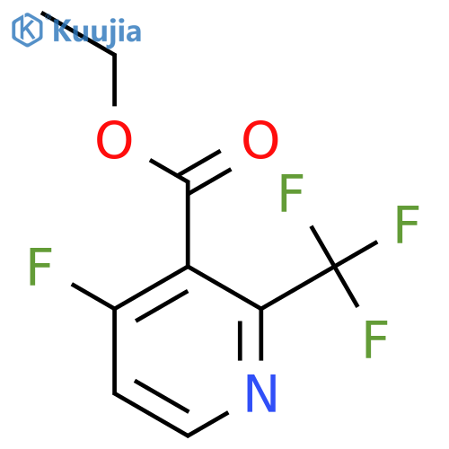 Ethyl 4-fluoro-2-(trifluoromethyl)nicotinate structure