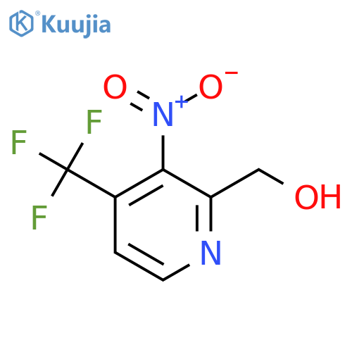3-Nitro-4-(trifluoromethyl)pyridine-2-methanol structure
