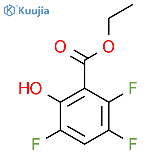 Ethyl 2-hydroxy-3,5,6-trifluorobenzoate structure