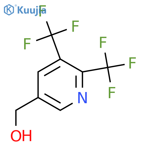 2,3-Bis(trifluoromethyl)-5-(hydroxymethyl)pyridine structure