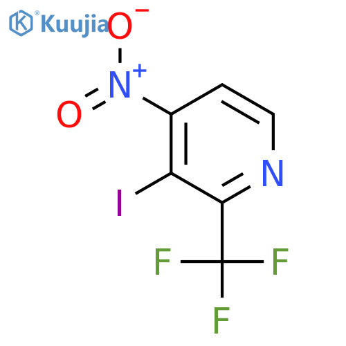 3-Iodo-4-nitro-2-(trifluoromethyl)pyridine structure