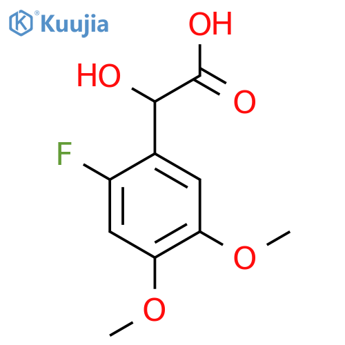 4,5-Dimethoxy-2-fluoromandelic acid structure