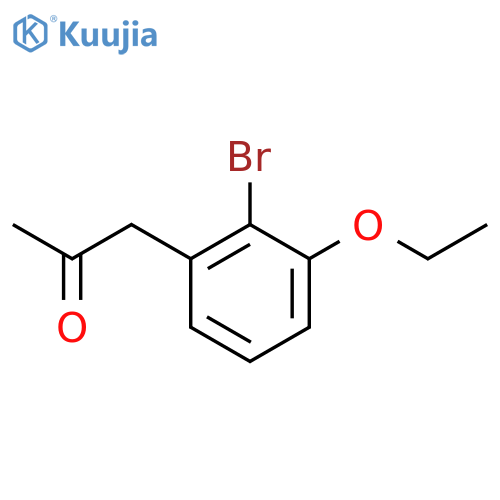 1-(2-Bromo-3-ethoxyphenyl)propan-2-one structure