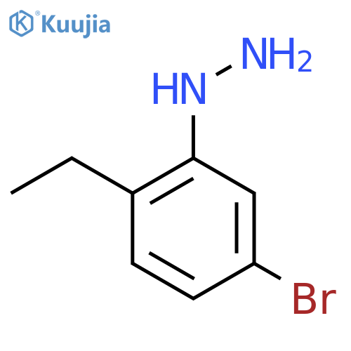 5-Bromo-2-ethylphenylhydrazine structure
