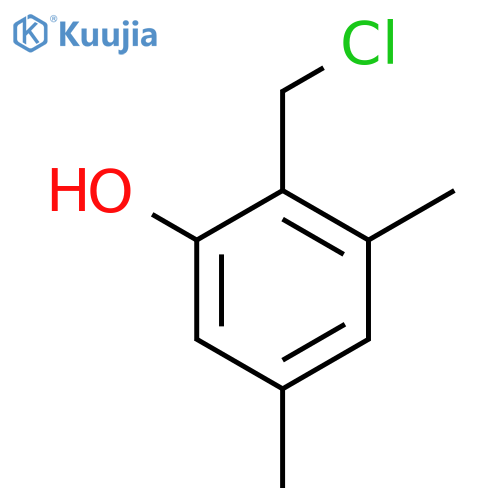 2,4-Dimethyl-6-hydroxybenzyl chloride structure