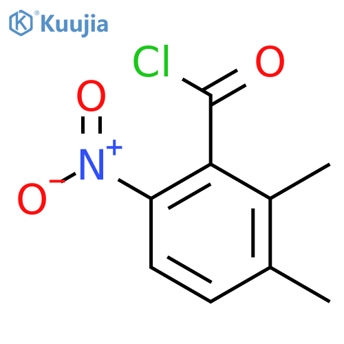 2,3-Dimethyl-6-nitrobenzoyl chloride structure