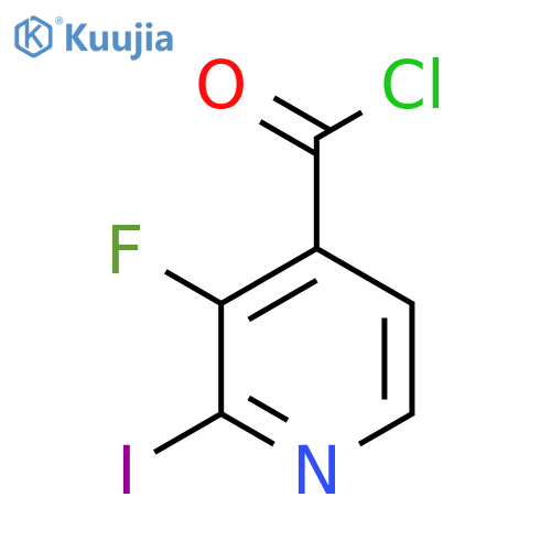 3-Fluoro-2-iodopyridine-4-carbonyl chloride structure
