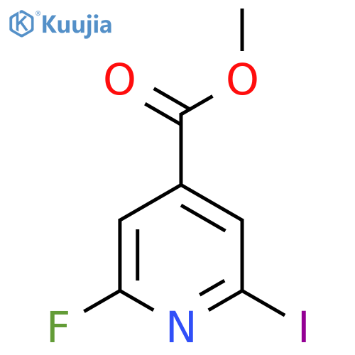 Methyl 2-fluoro-6-iodoisonicotinate structure