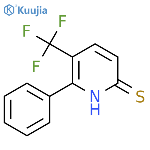 6-Mercapto-2-phenyl-3-(trifluoromethyl)pyridine structure