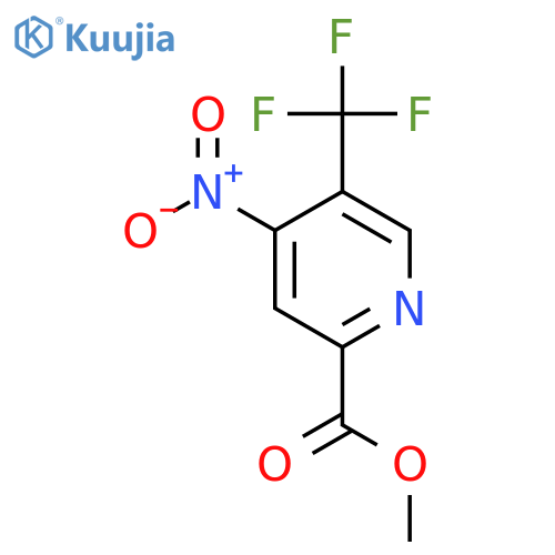 Methyl 4-nitro-5-(trifluoromethyl)picolinate structure