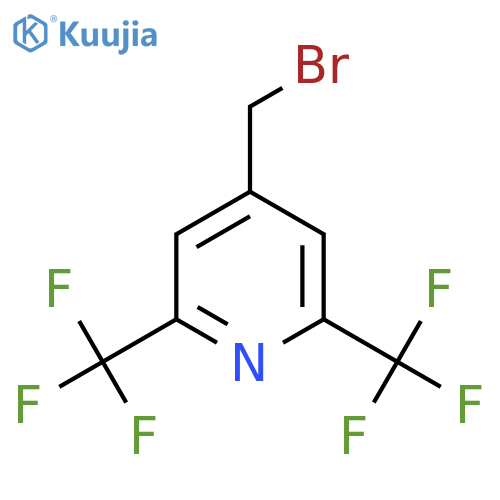 2,6-Bis(trifluoromethyl)-4-(bromomethyl)pyridine structure
