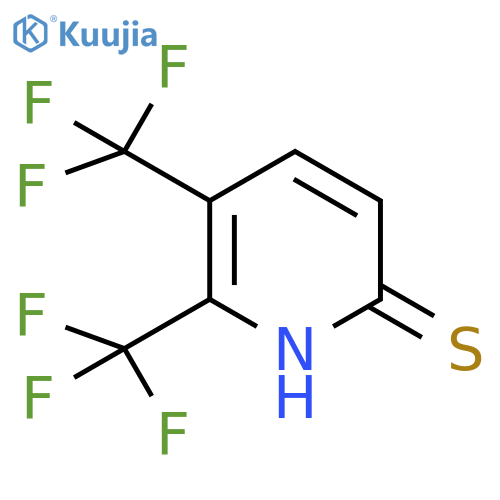 2,3-Bis(trifluoromethyl)-6-mercaptopyridine structure