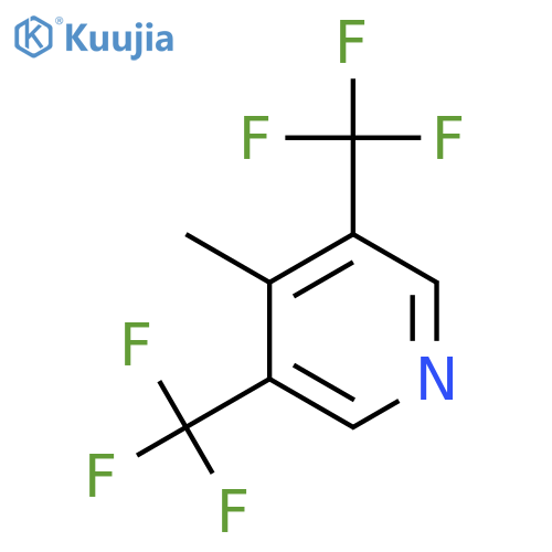 3,5-Bis(trifluoromethyl)-4-methylpyridine structure