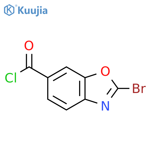 2-Bromobenzo[d]oxazole-6-carbonyl chloride structure
