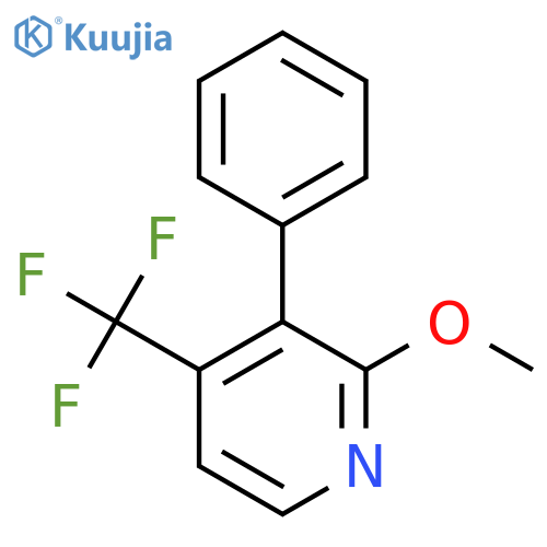 2-Methoxy-3-phenyl-4-(trifluoromethyl)pyridine structure