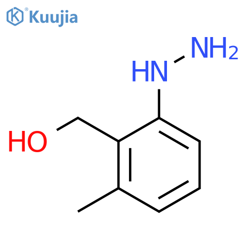 2-(Hydroxymethyl)-3-methylphenylhydrazine structure