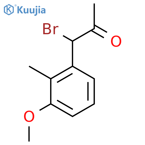 3-(1-Bromo-2-oxopropyl)-2-methylanisole structure