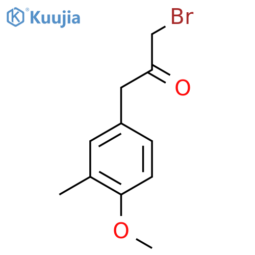 4-(3-Bromo-2-oxopropyl)-2-methylanisole structure