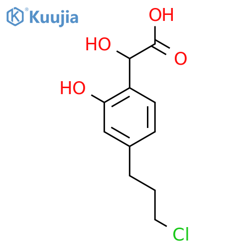 4-(3-Chloropropyl)-2-hydroxymandelic acid structure