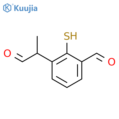 3-Formyl-2-mercaptophenylpropanal structure