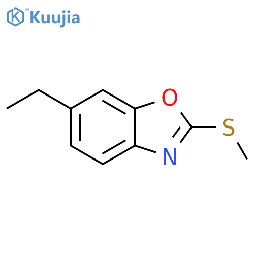 6-Ethyl-2-(methylthio)benzo[d]oxazole structure