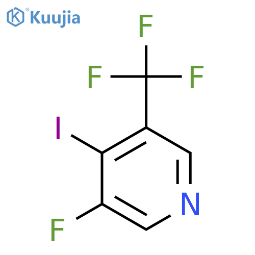 3-Fluoro-4-iodo-5-(trifluoromethyl)pyridine structure