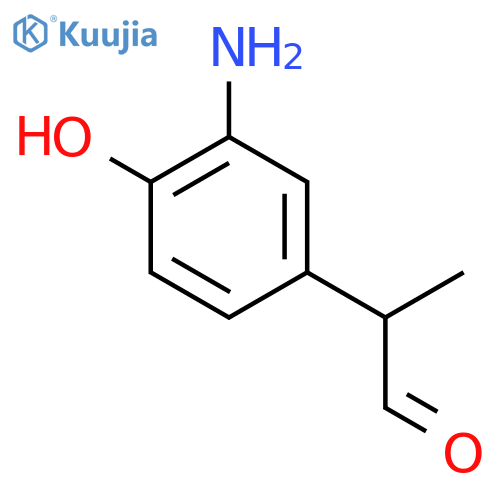 3-Amino-4-hydroxyphenylpropanal structure