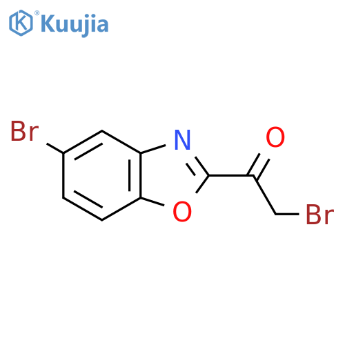 5-Bromo-2-(2-bromoacetyl)benzo[d]oxazole structure