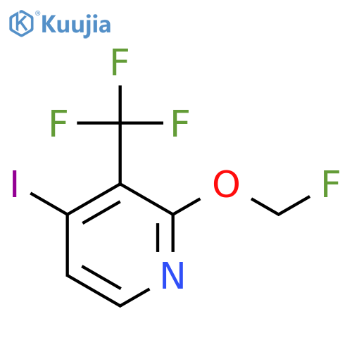 2-Fluoromethoxy-4-iodo-3-(trifluoromethyl)pyridine structure