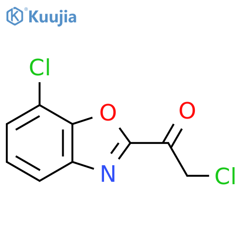 7-Chloro-2-(2-chloroacetyl)benzo[d]oxazole structure