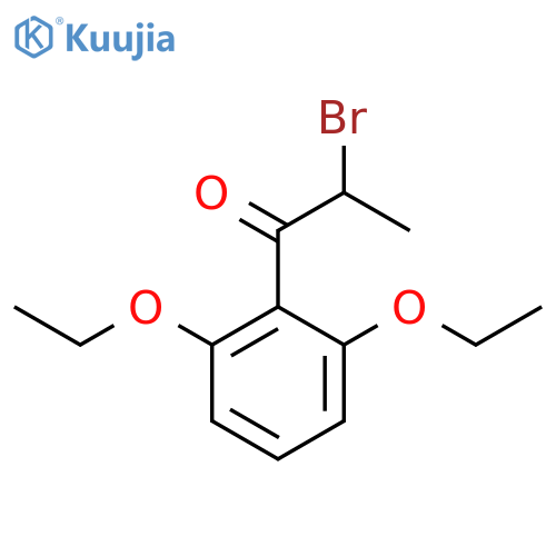 2-Bromo-1-(2,6-diethoxyphenyl)propan-1-one structure