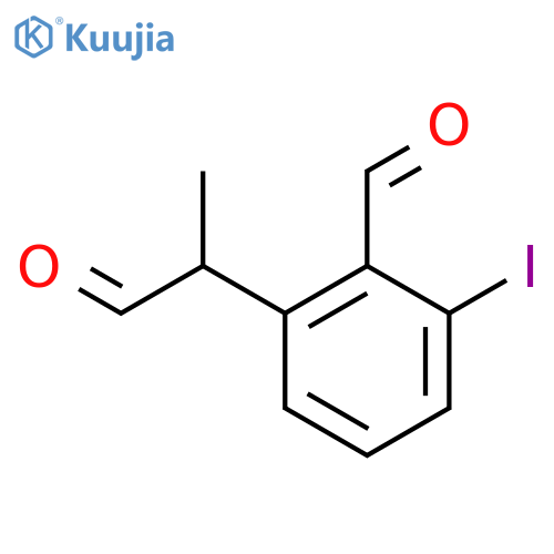 2-Formyl-3-iodophenylpropanal structure