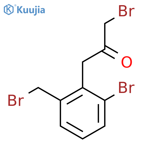 1-Bromo-3-(2-bromo-6-(bromomethyl)phenyl)propan-2-one structure