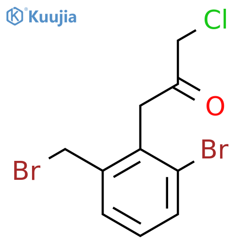 1-(2-Bromo-6-(bromomethyl)phenyl)-3-chloropropan-2-one structure