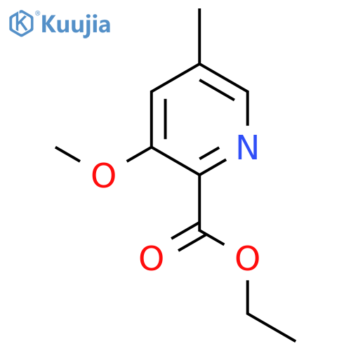 Ethyl 3-methoxy-5-methylpicolinate structure