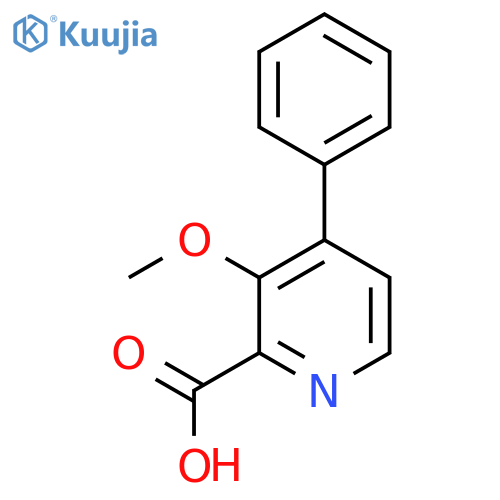 3-Methoxy-4-phenylpicolinic acid structure