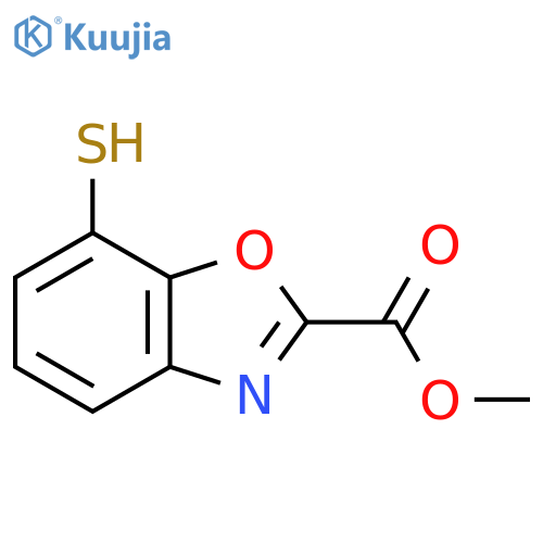 Methyl 7-mercaptobenzo[d]oxazole-2-carboxylate structure