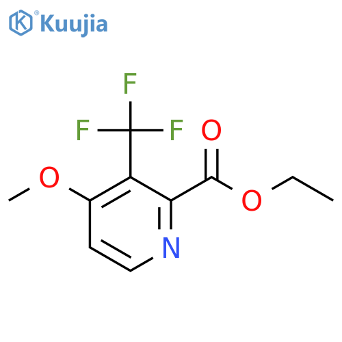 Ethyl 4-methoxy-3-(trifluoromethyl)picolinate structure
