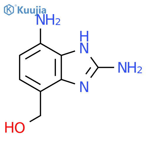 2,4-Diamino-7-hydroxymethyl-1H-benzimidazole structure