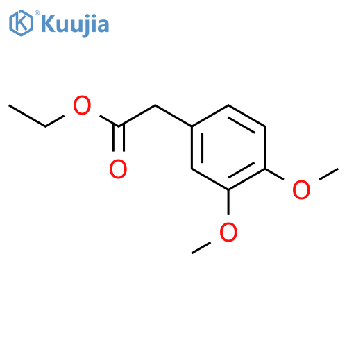Ethyl 3,4-dimethoxyphenylacetate structure