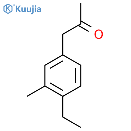 1-(4-Ethyl-3-methylphenyl)propan-2-one structure
