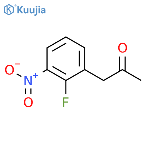 2-Propanone, 1-(2-fluoro-3-nitrophenyl)- structure