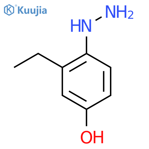 2-Ethyl-4-hydroxyphenylhydrazine structure